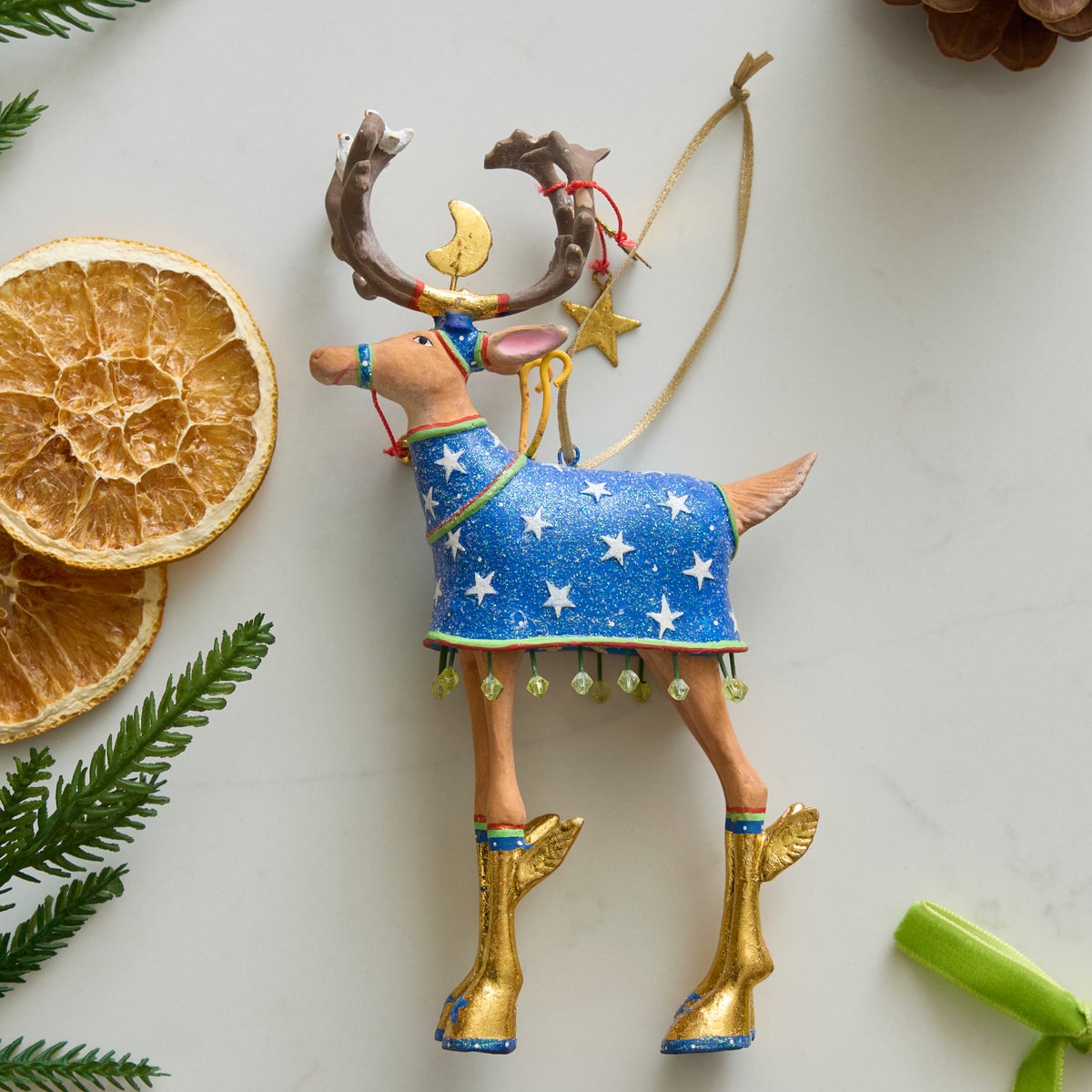 Patience Brewster Dash Away Comet Reindeer Ornament - Image 2