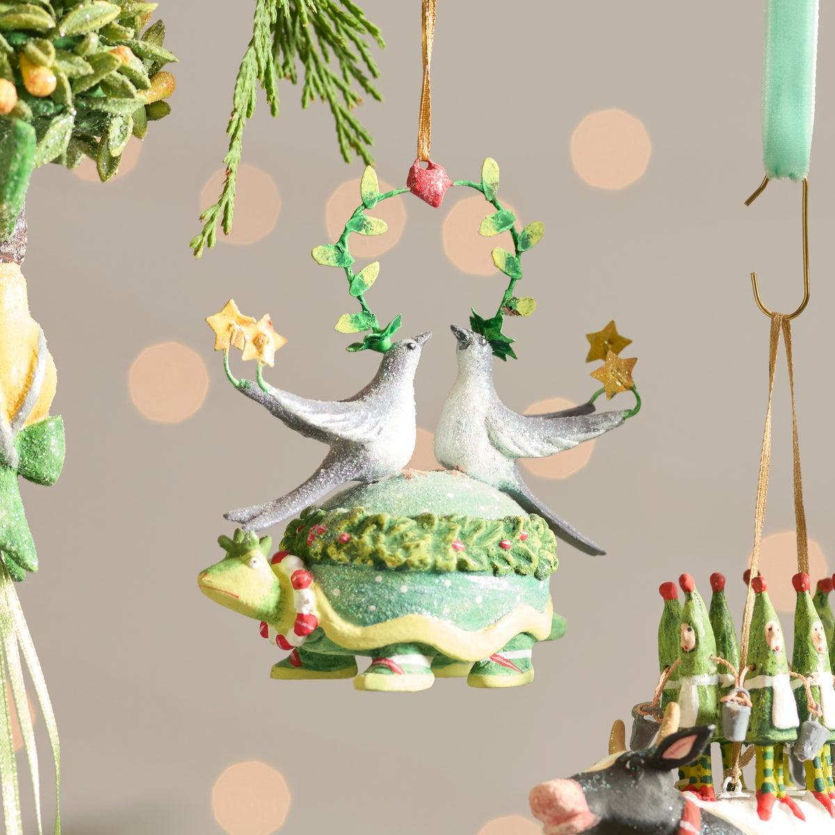Patience Brewster 12 Days 2 Turtle Doves Ornament - Image 2