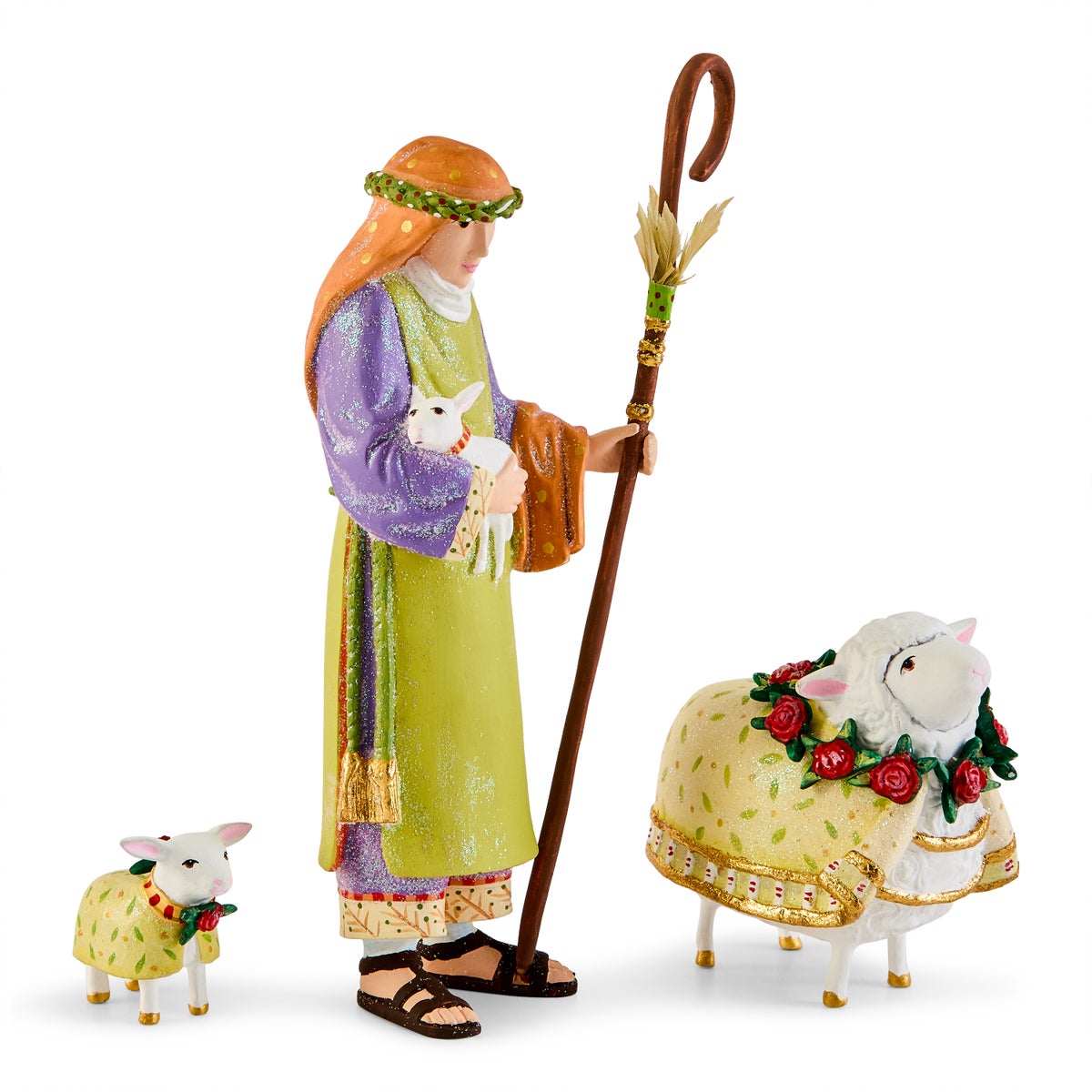Patience Brewster Nativity Shepherd & Sheep Figures - Image 8