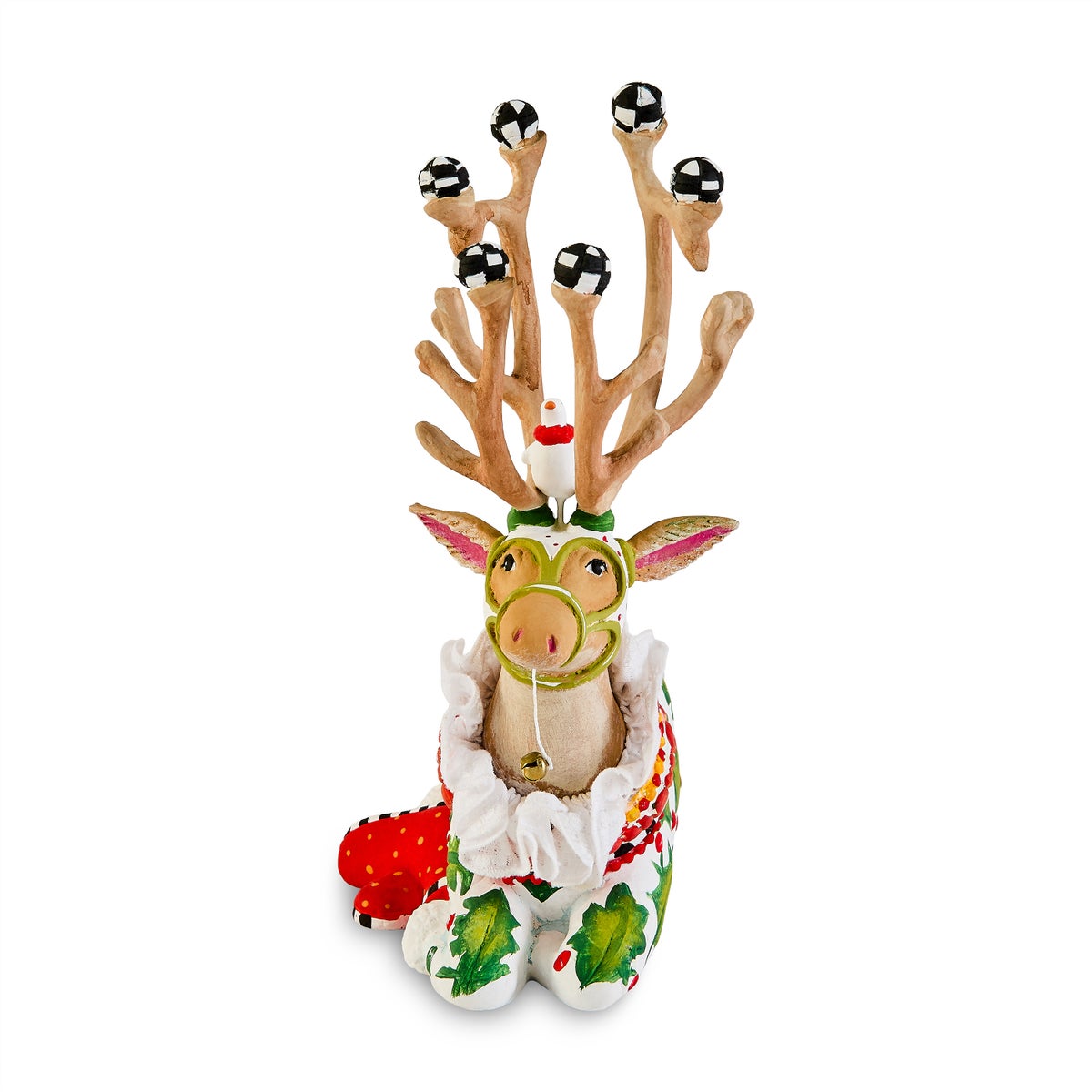 Patience Brewster Dash Away Sitting Vixen Reindeer Figure - Image 4