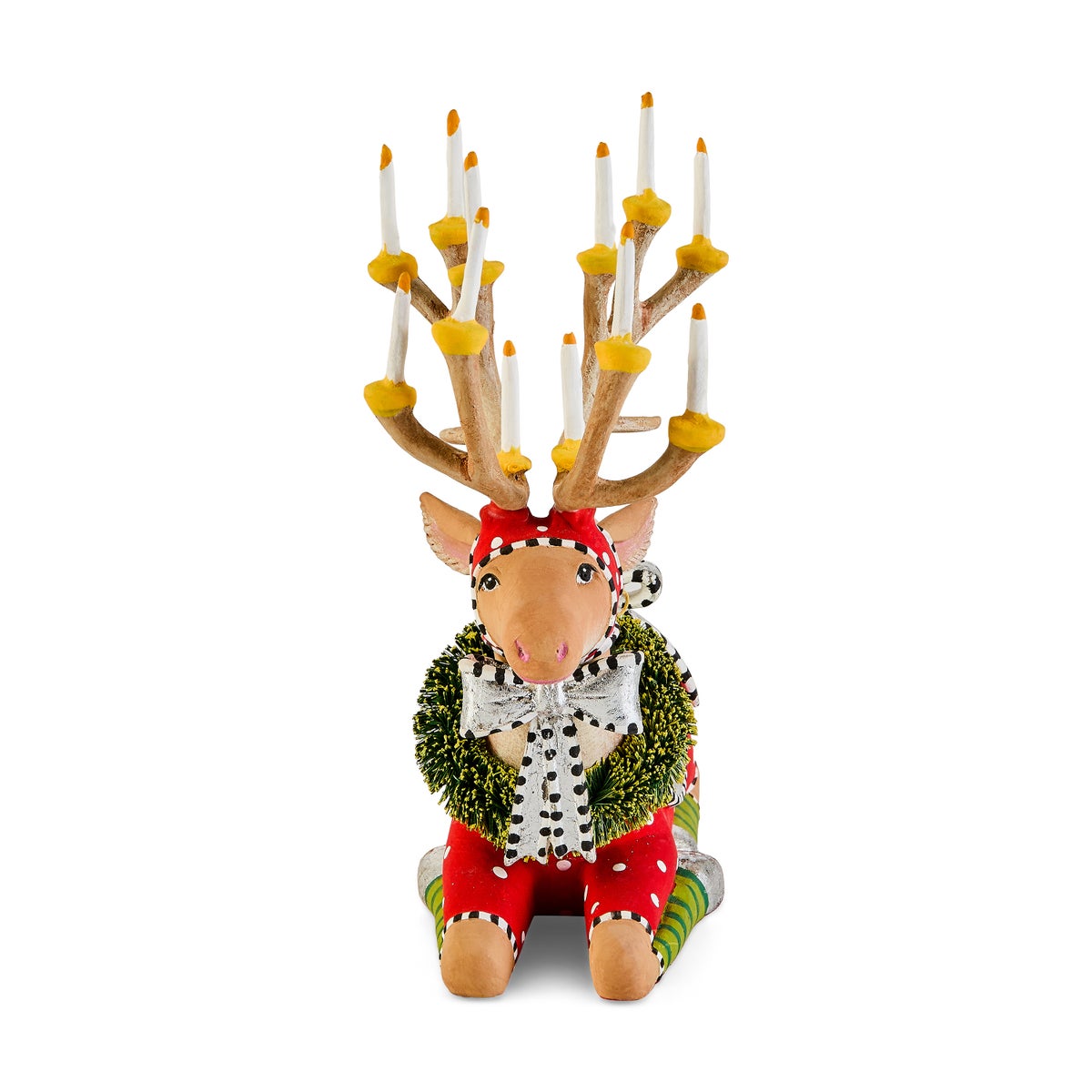 Patience Brewster Dash Away Sitting Dasher Reindeer Figure - Image 5