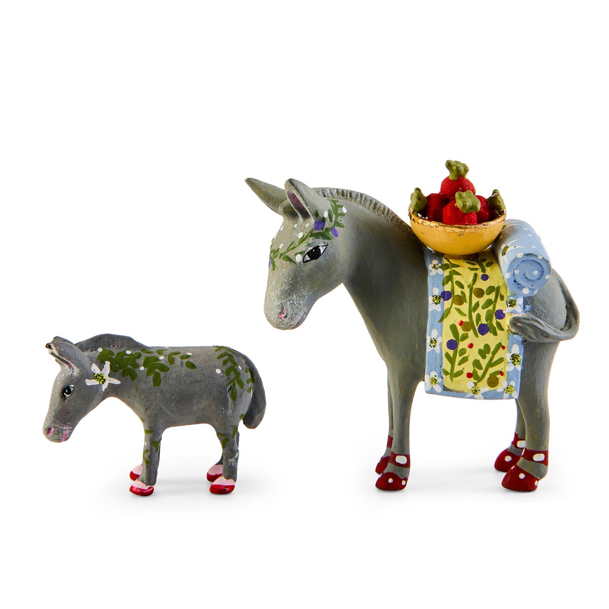 Patience Brewster Nativity Mother & Baby Donkey Mini Figures - Image 6