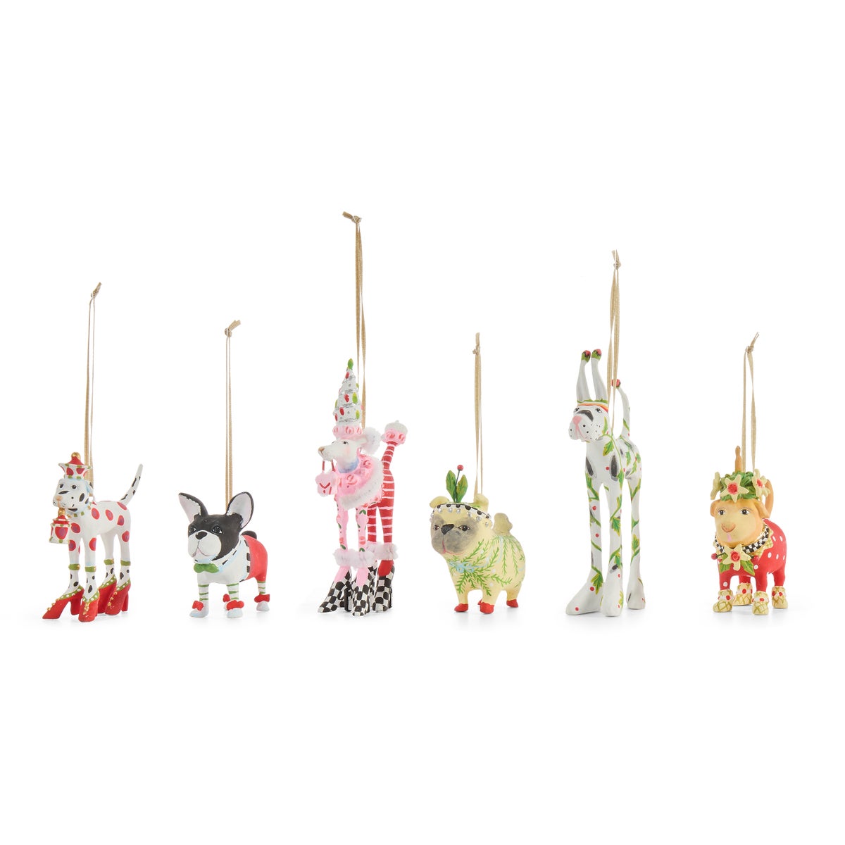 Patience Brewster Mini Dog Ornaments, Set of 6 - Image 3