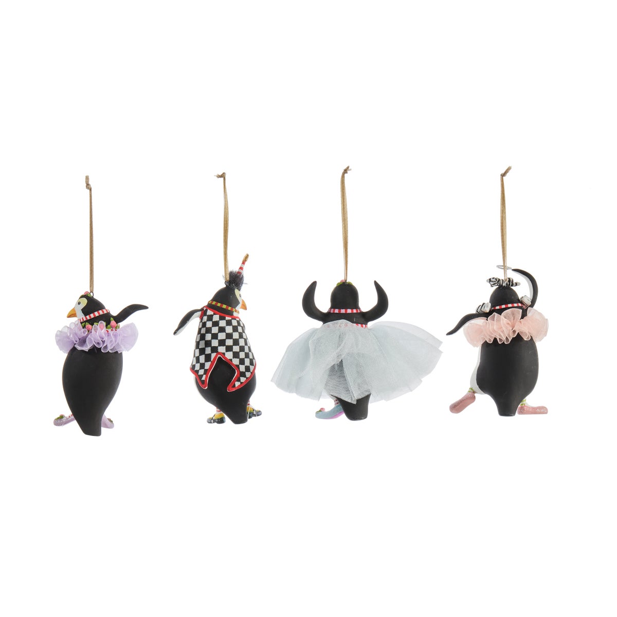 Patience Brewster Penguins En Pointe Mini Ornaments, Set of 4 - Image 6