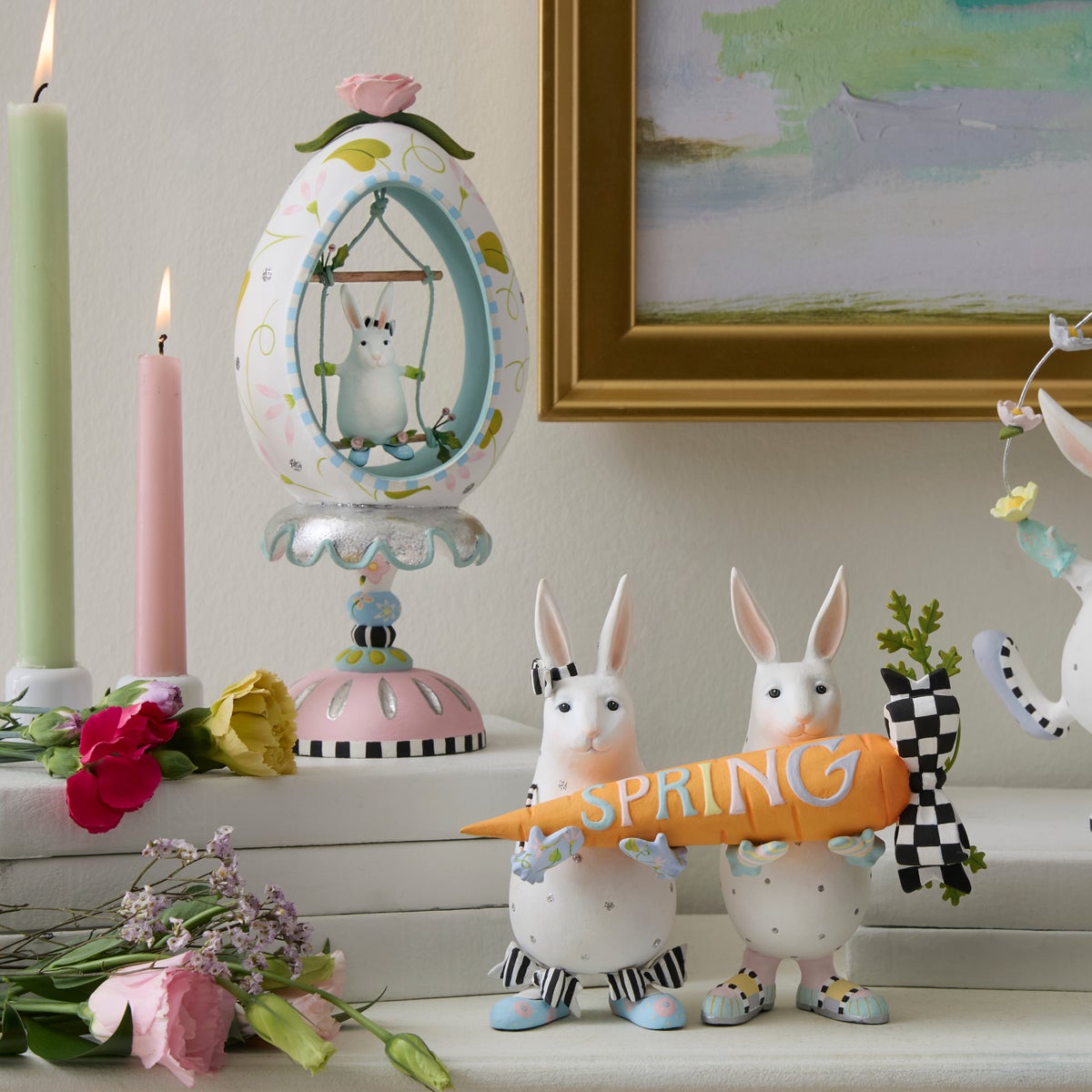 Patience Brewster Rabbit Pedestal Egg - Image 4