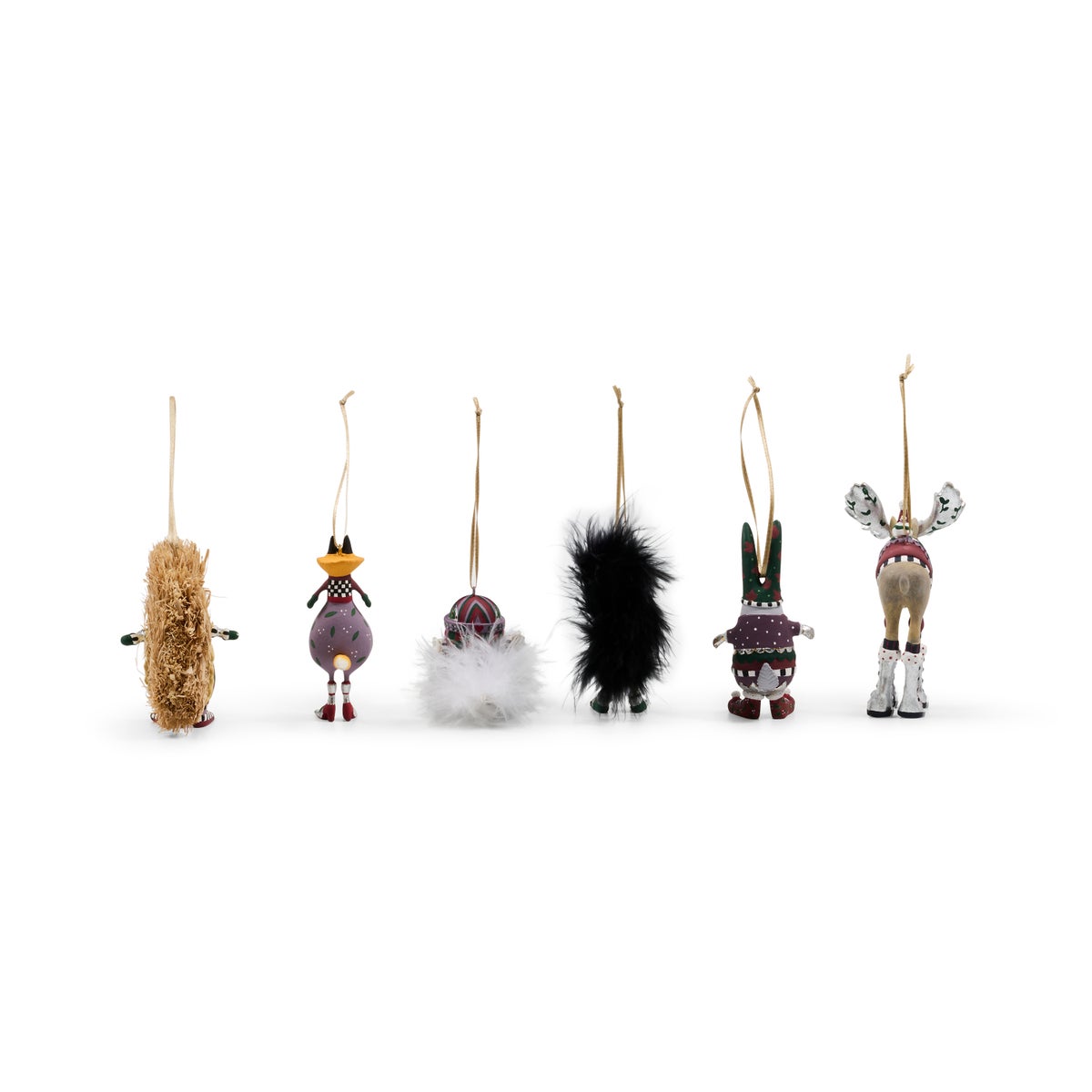 Patience Brewster Mooseltoe Mini Ornaments, Set of 6 - Image 3