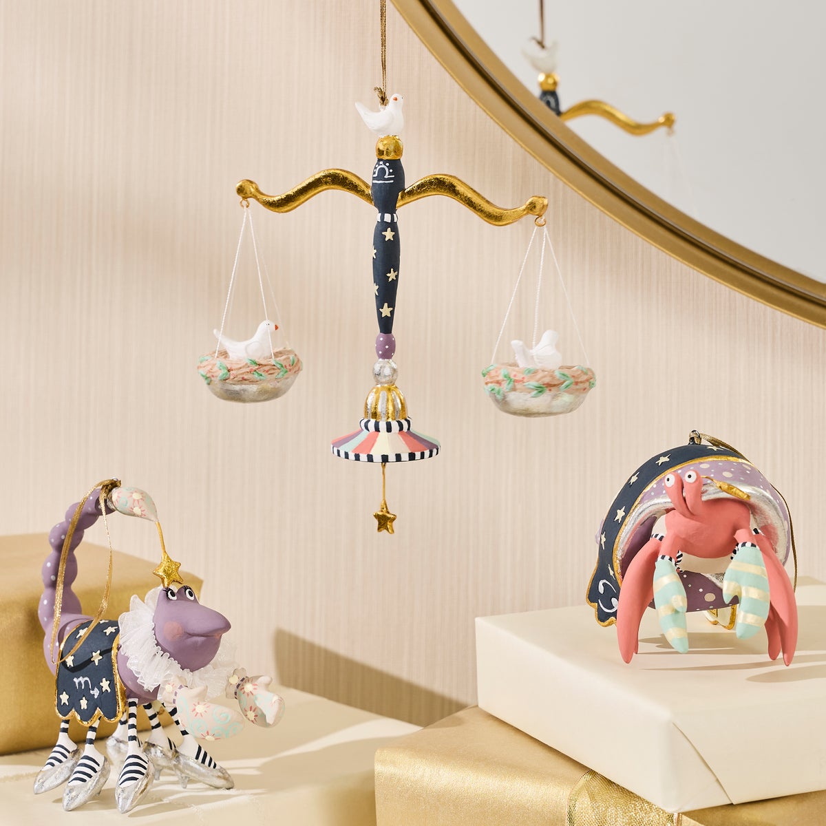 Patience Brewster Libra Zodiac Ornament - Image 2