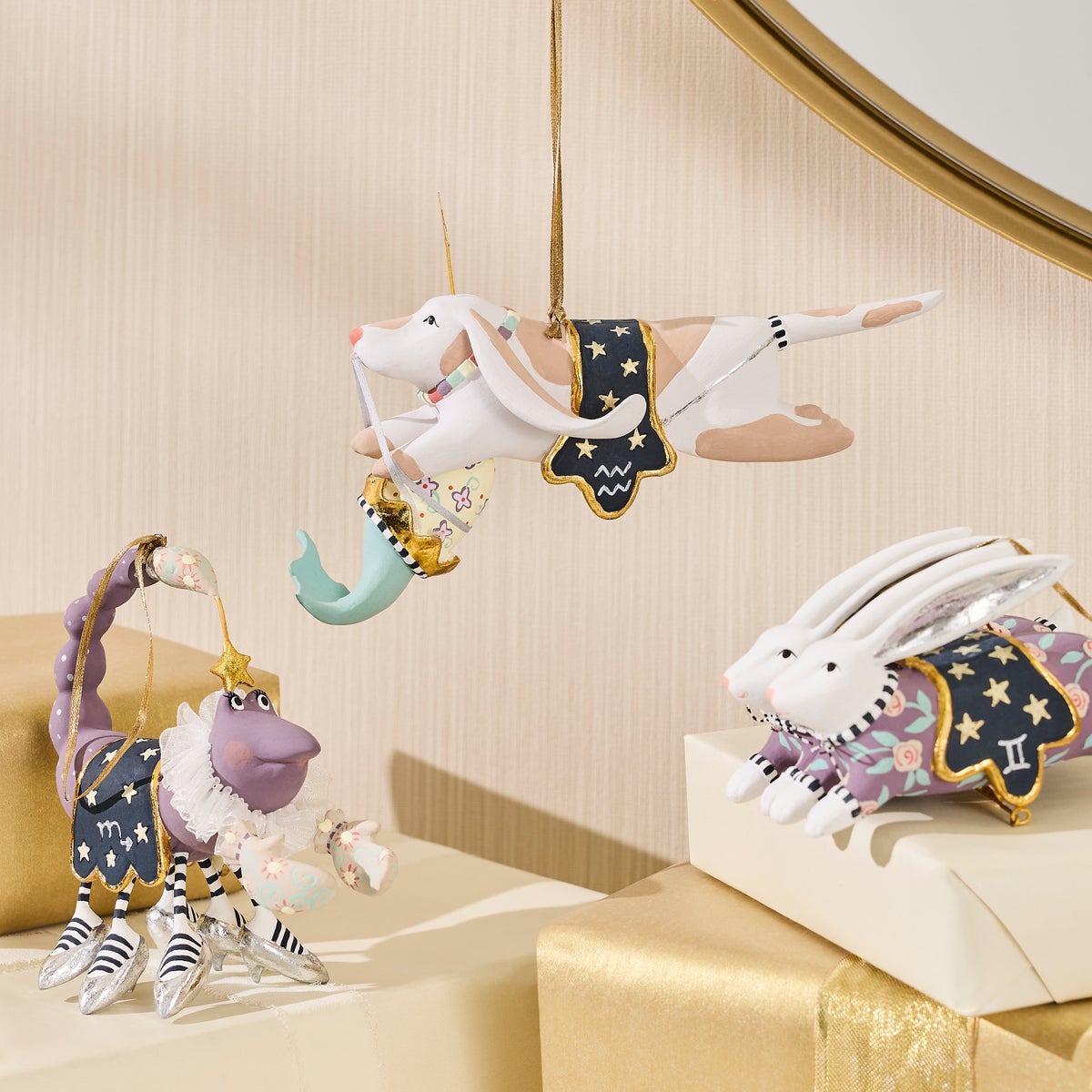 Patience Brewster Aquarius Zodiac Ornament - Image 2