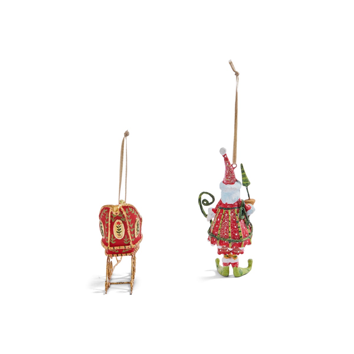 Patience Brewster Dash Away Santa Mini Ornaments Set - Image 3