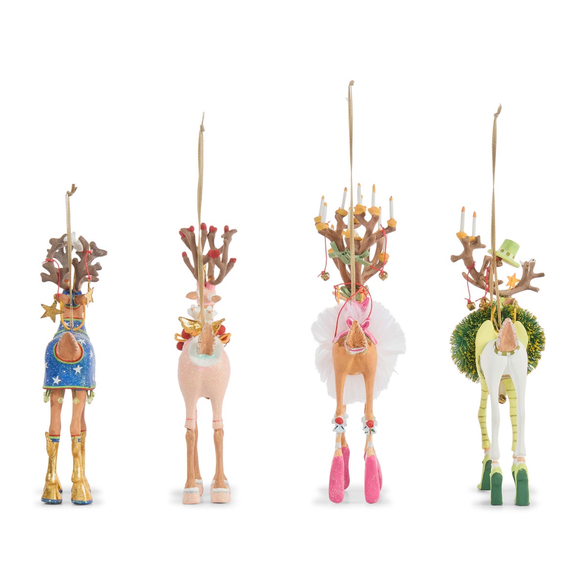 Patience Brewster Dash Away Reindeer Ornament Set-B - Image 5