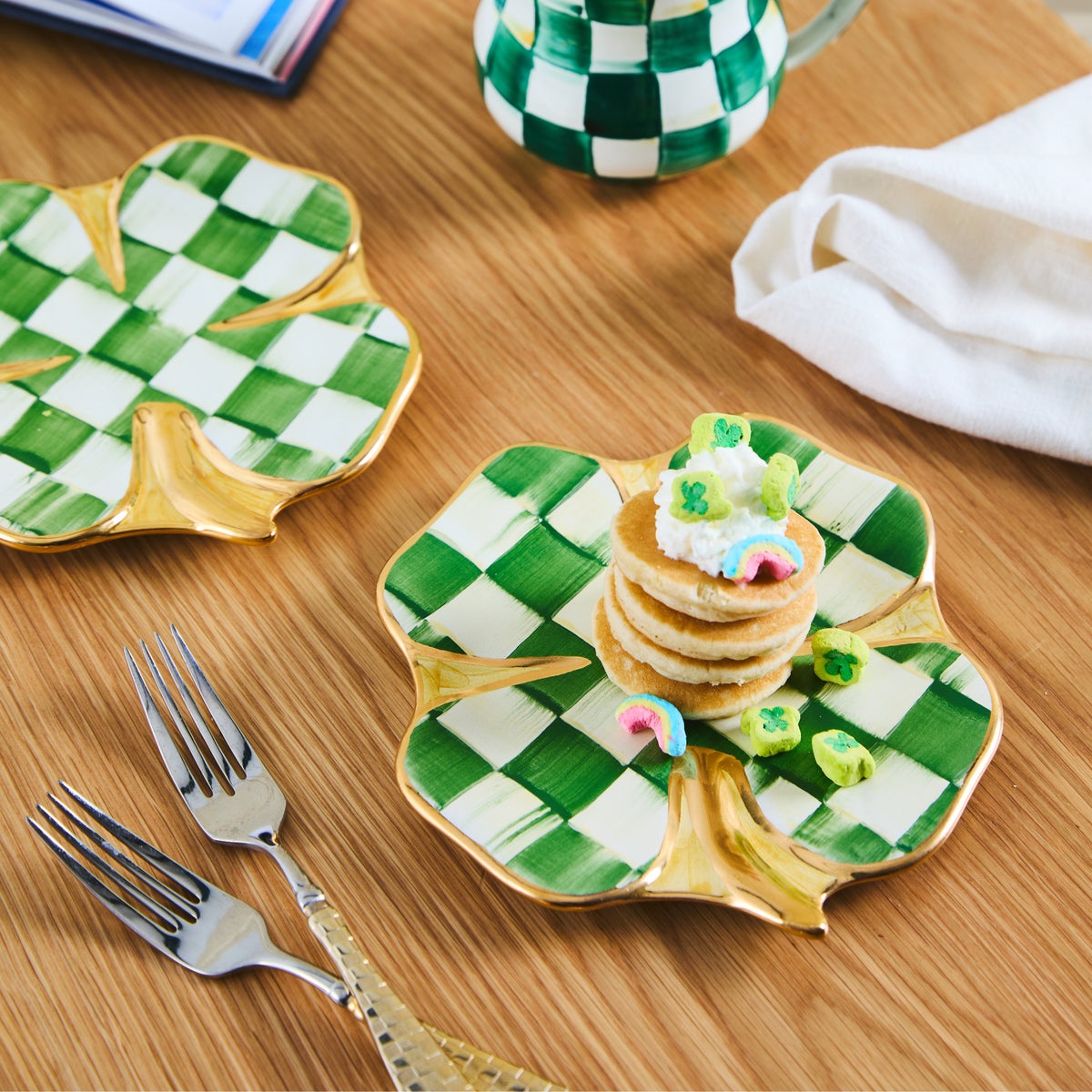 Lucky Check Clover Plate - Image 2