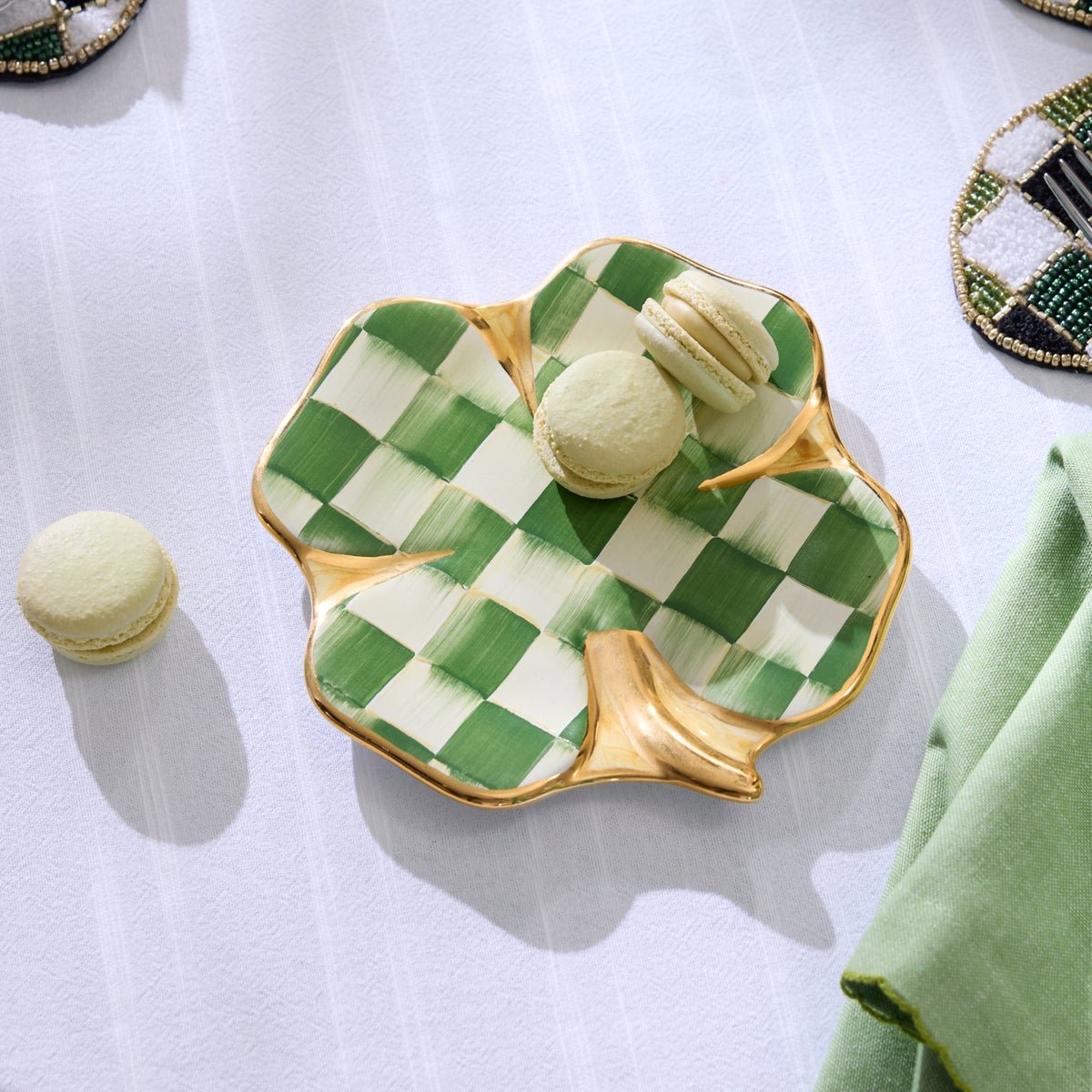 Lucky Check Clover Plate - Image 3