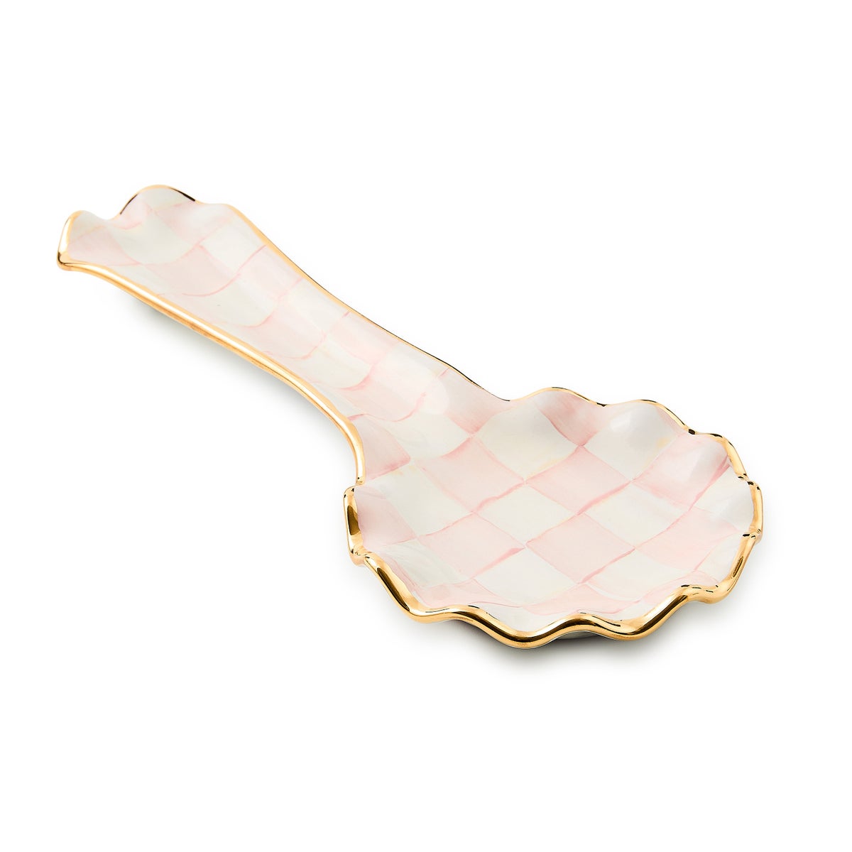 Rosy Check Ceramic Spoon Rest - Image 3