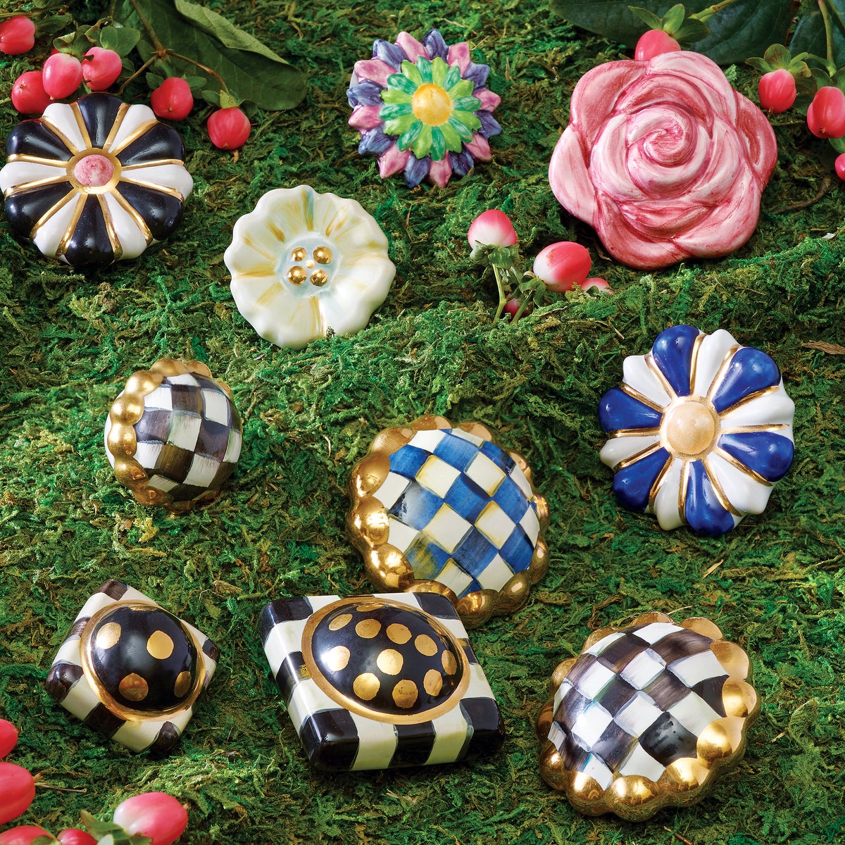 Courtly Check Round Knob - Image 5