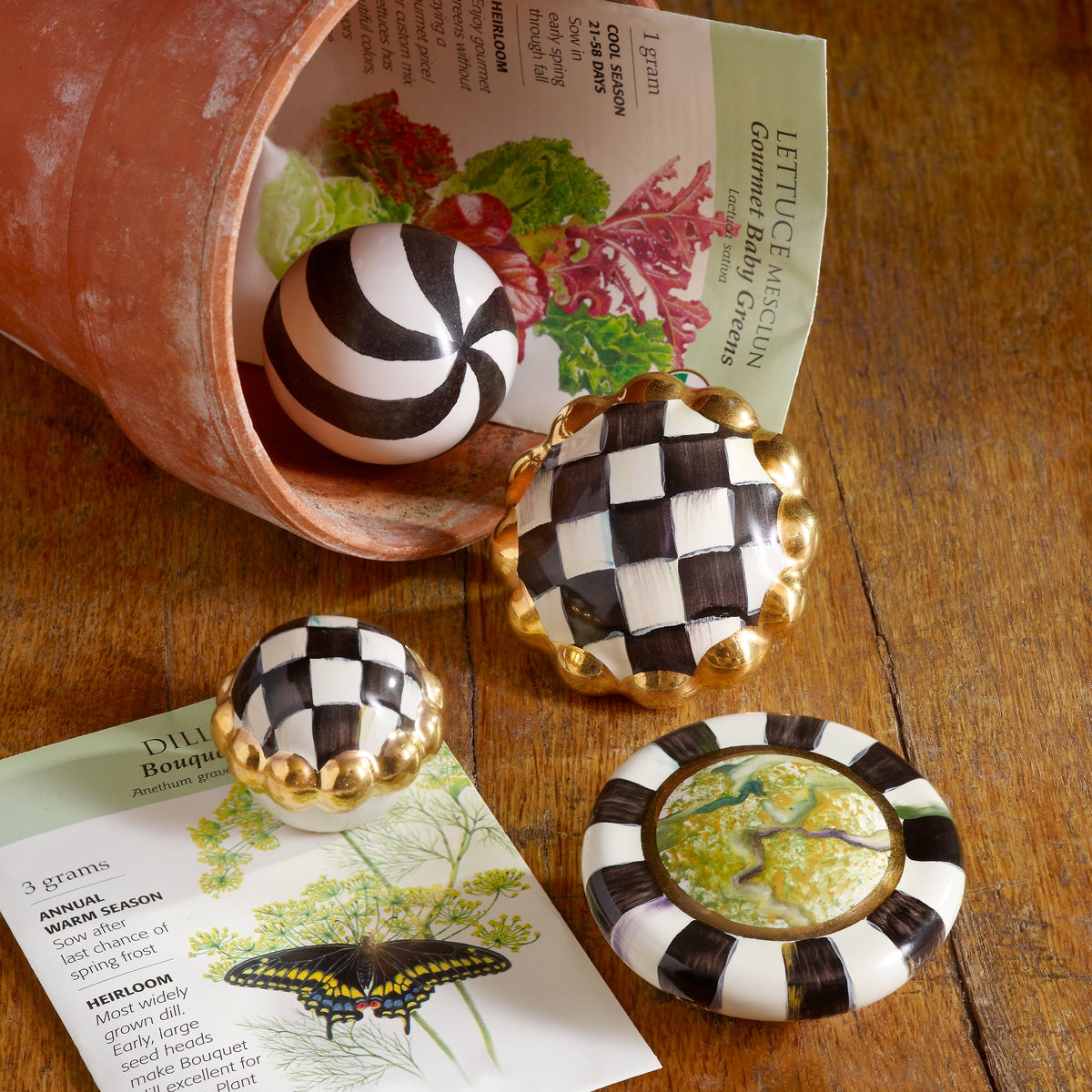 Courtly Check Round Knob - Image 6