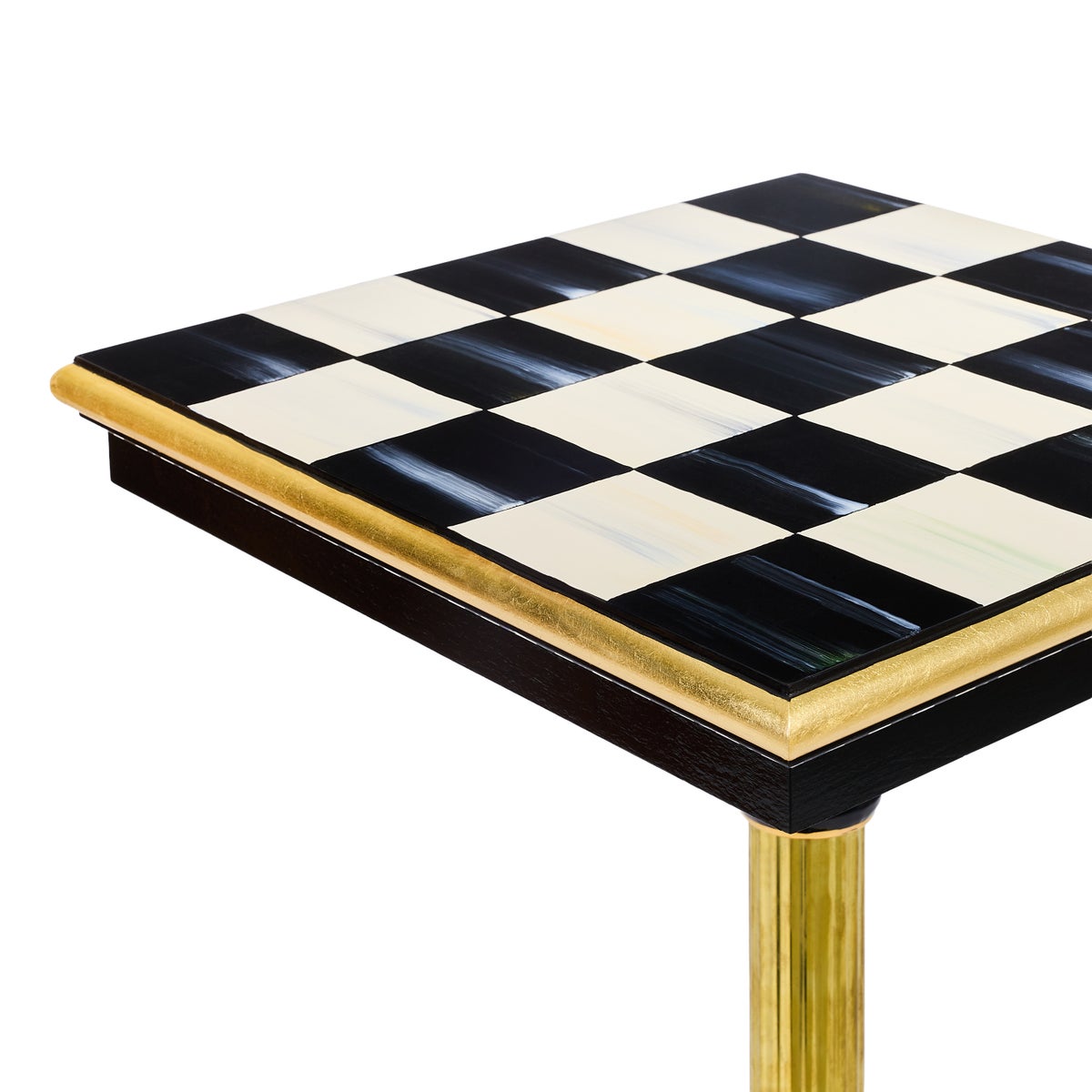 Courtly Brass & Ceramic Accent Table - Image 5