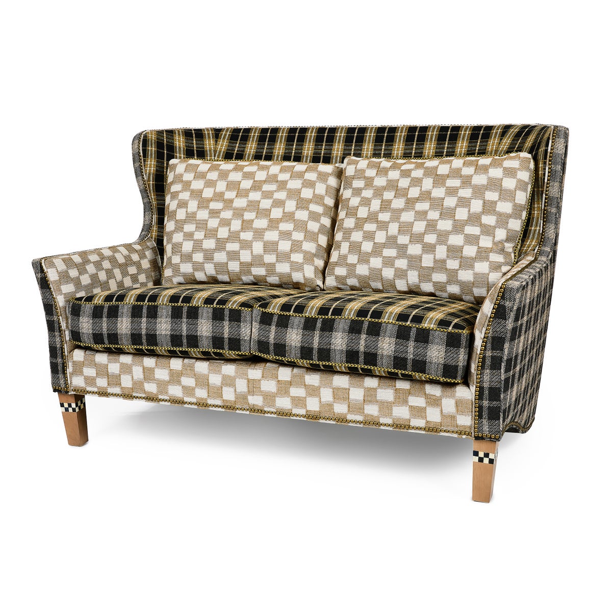 Mad for Plaid Loveseat - Image 4