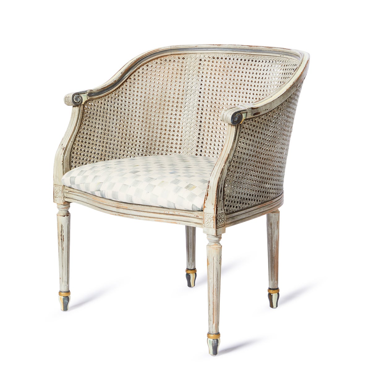 Sterling Check Perfetto Accent Chair - Image 4