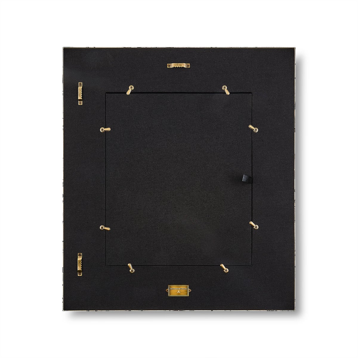 Sterling Check Enamel Wall Mirror - Image 2