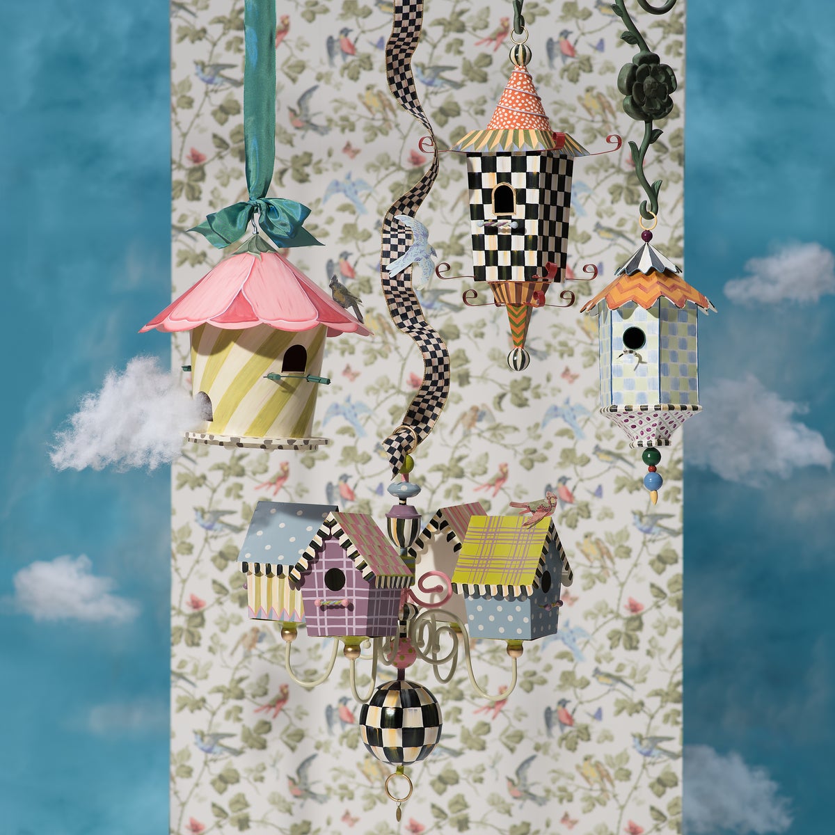 Hollyhock Birdhouse - Image 2