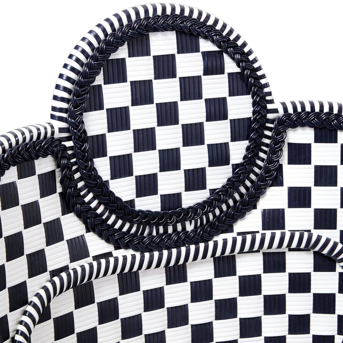 Gambit Check Outdoor Wing Chair - Image 7