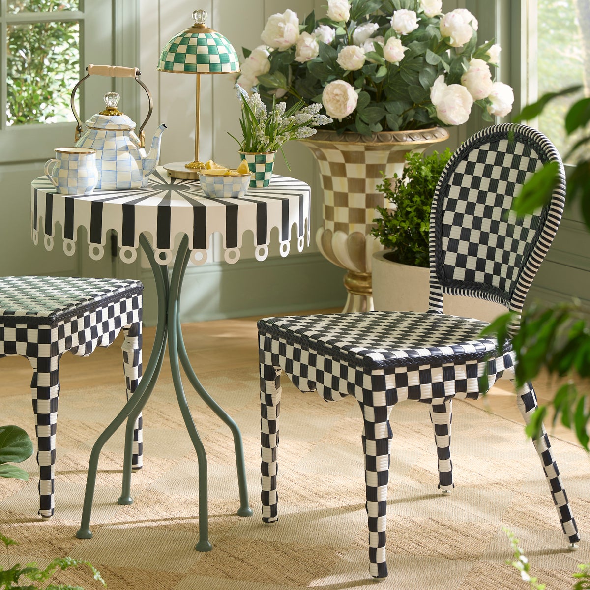 Gambit Check Outdoor Cafe Chair - Image 8