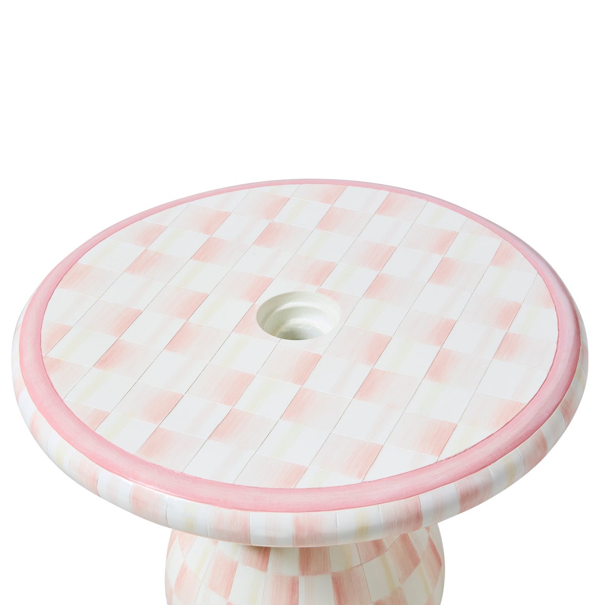 Outdoor Rosy Umbrella Stand Side Table - Image 4