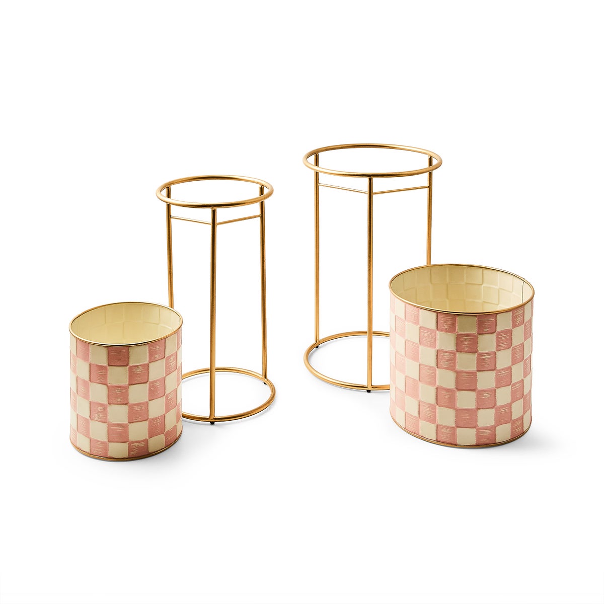 Rosy Check It Out Planters, Set of 2 - Image 3