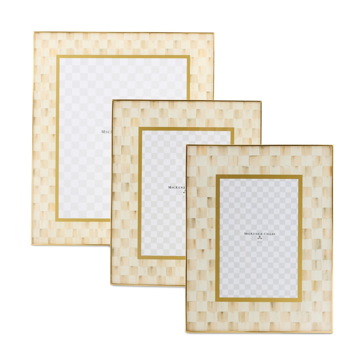 Mocha Check 4" x 6" Glass Frame - Image 5