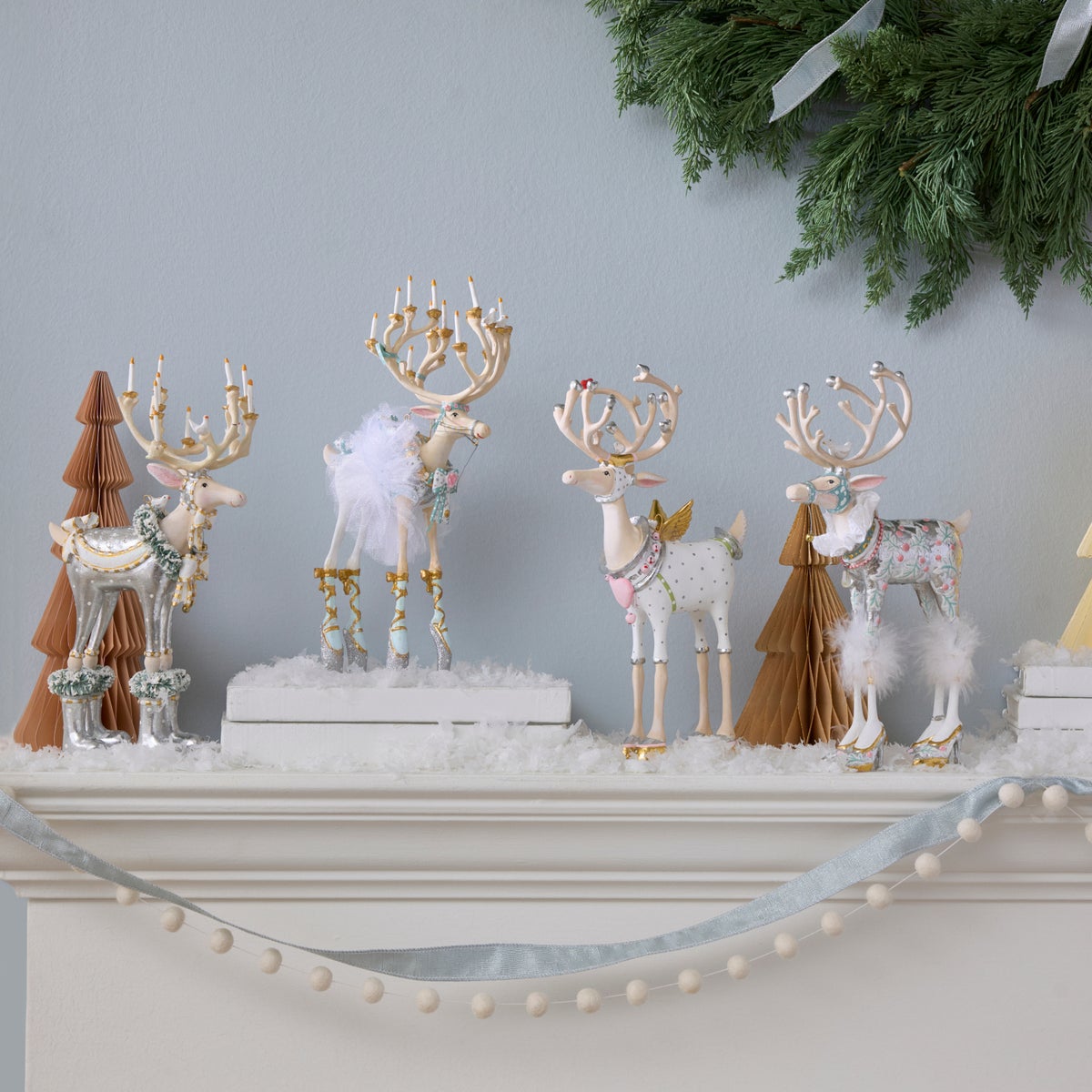 Patience Brewster Moonbeam Cupid Reindeer Figure - Image 3