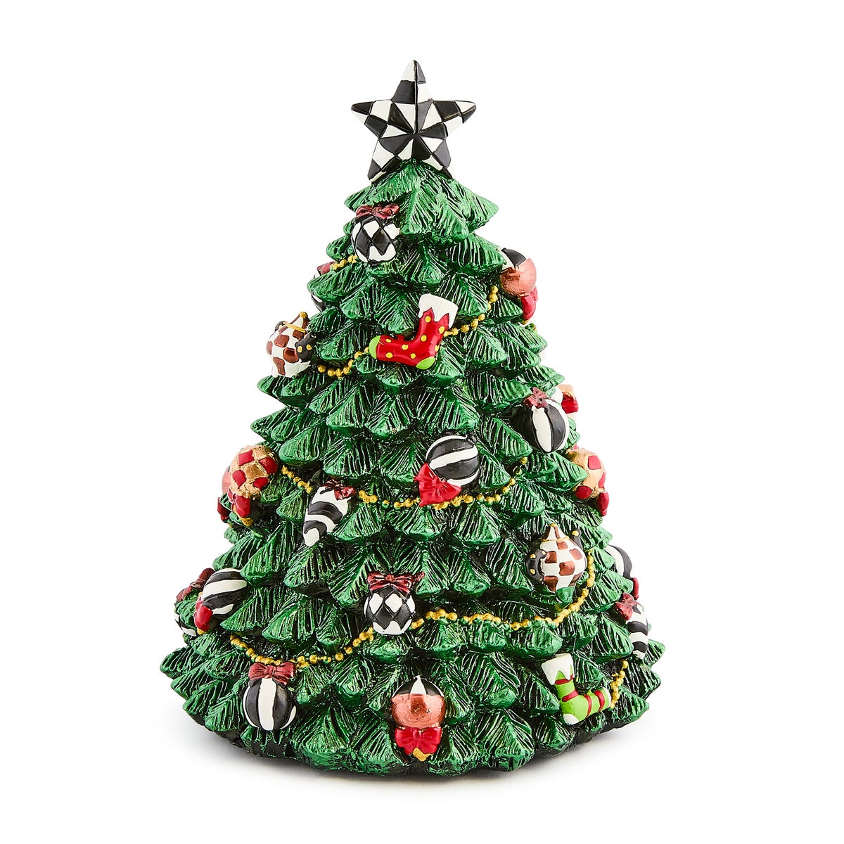 Courtly Christmas Tree Rotating Music Box - Image 2