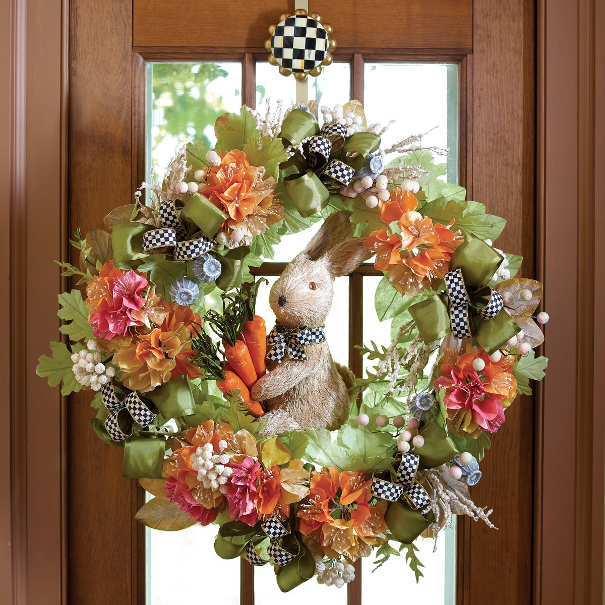 Courtly Check Wreath Hanger - Image 3