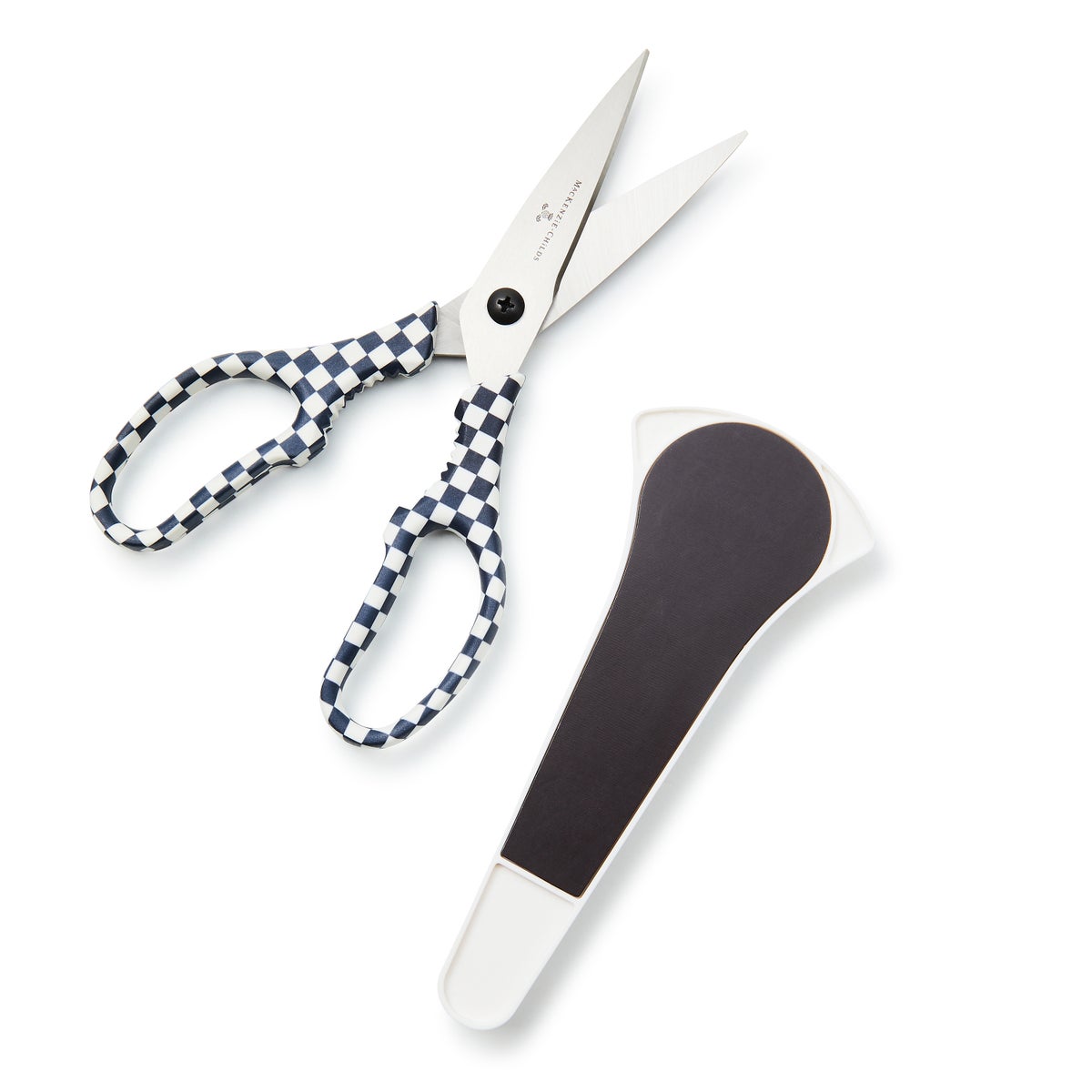 Black & White Check Kitchen Shears - Image 3