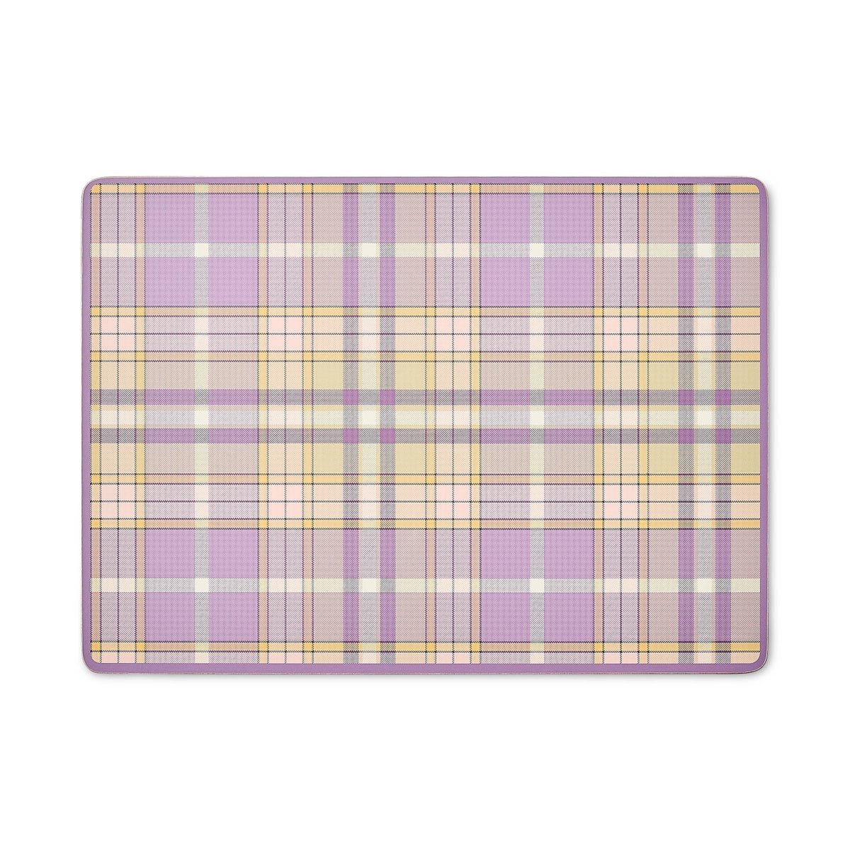 Tartan Violet Cork Back Placemats, Set of 4