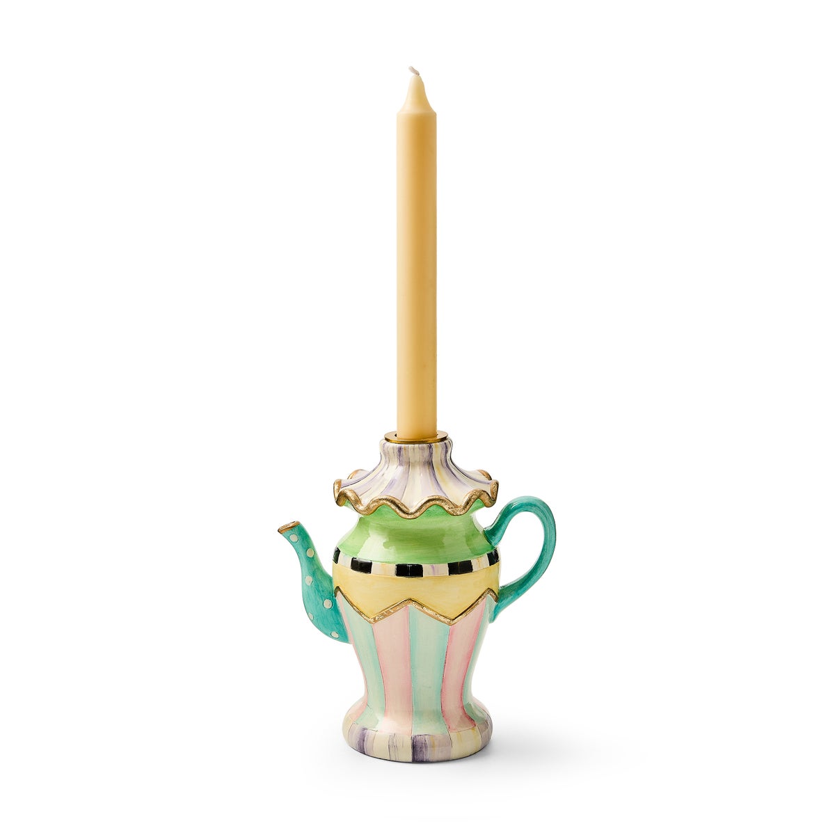 Violet Teapot Candle Holder - Image 4