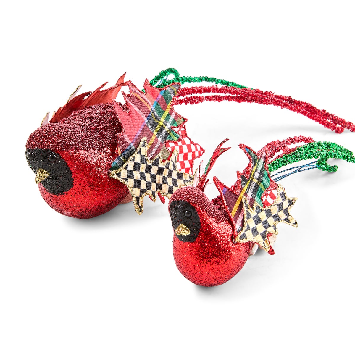Timeless Tartan Bird Clips, Set of 2 - Image 6
