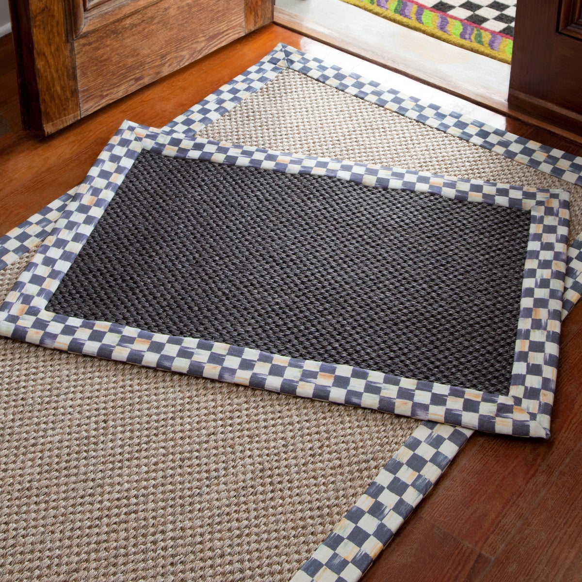 Courtly Check Black Sisal 2' x 3' Rug - Image 5