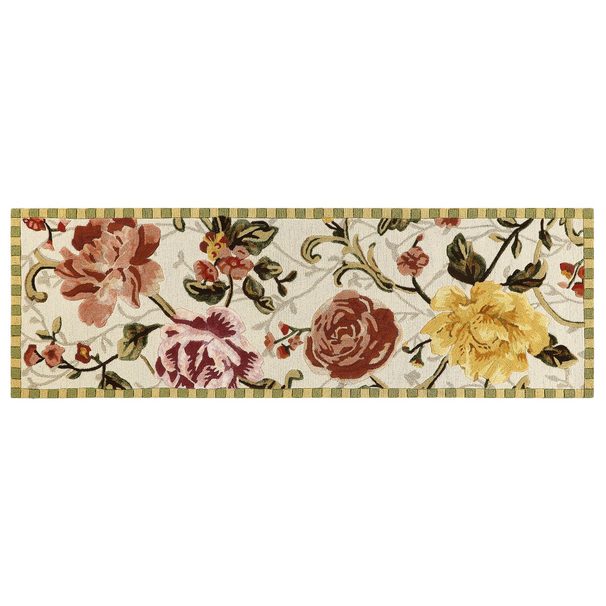 Golden Peonies 2'6" x 8' Runner