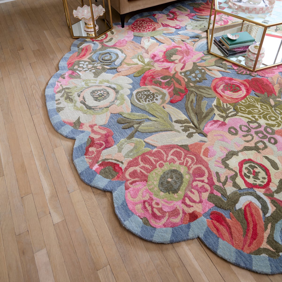 Sea Garden Floral 8' x 10' Rug - Image 4