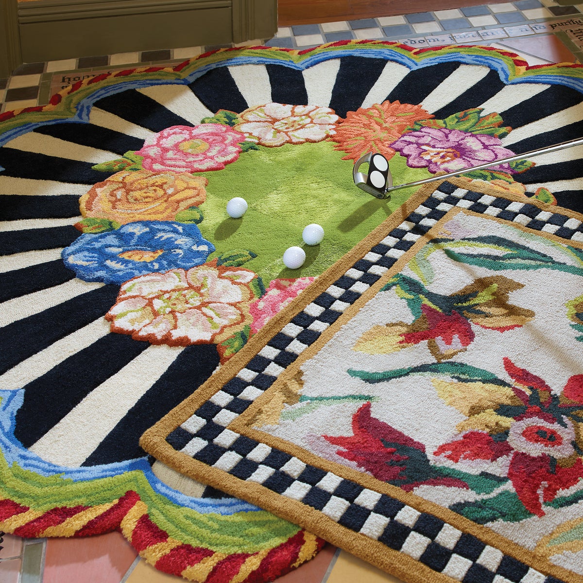 Cutting Garden 6' Round Rug - Image 4