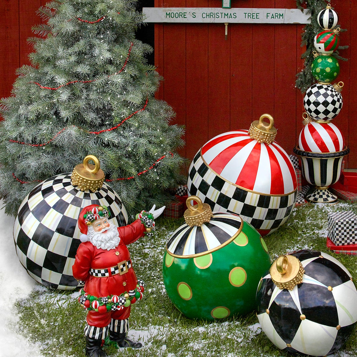 Jolly Stacked Ornaments Trophy - Image 2