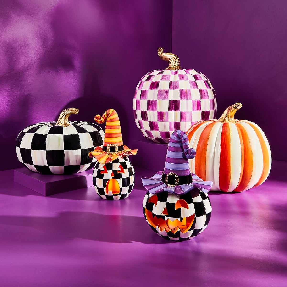 Orange Stripe Medium Pumpkin - Image 3