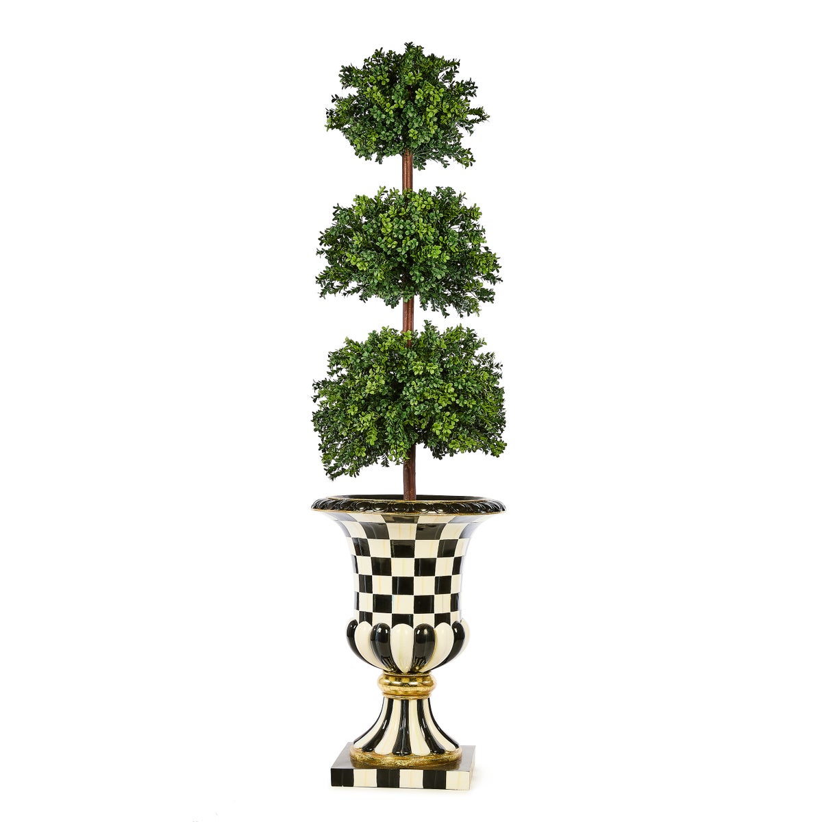 Boxwood Triple Ball Topiary Urn Filler - Image 3