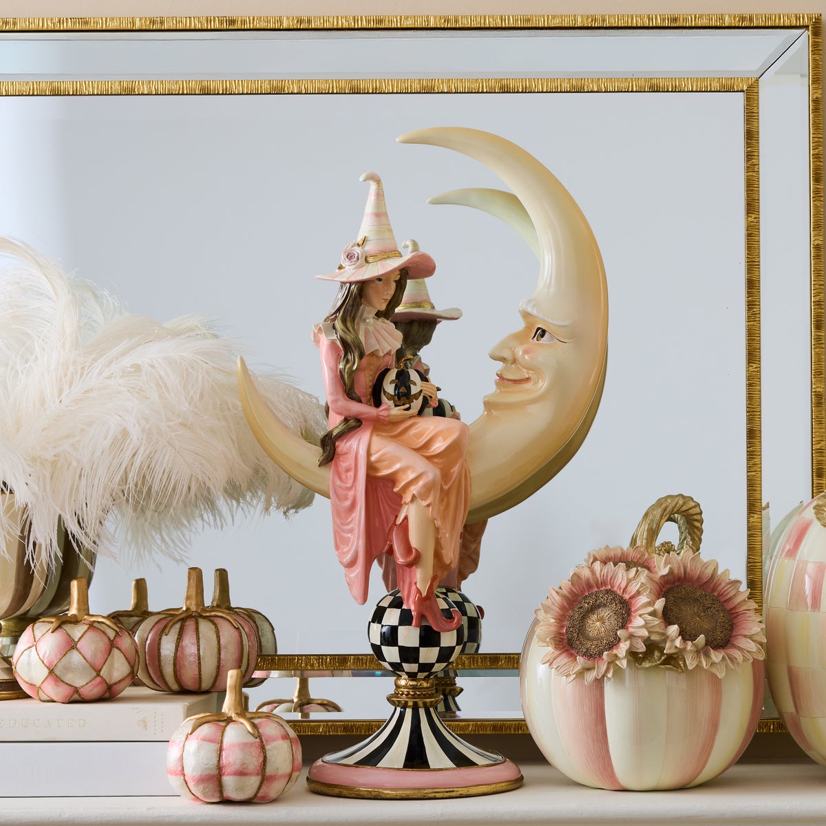 Hocus Pocus Witch on Moon Figurine - Image 2