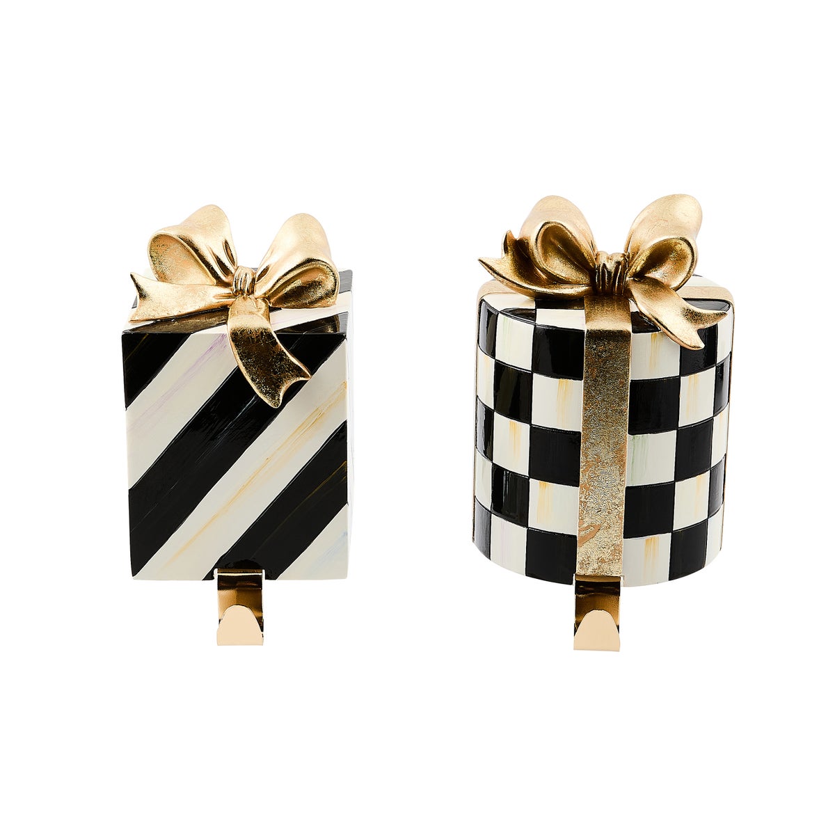 Courtly Noel Gift Box Stocking Holders, Set of 2 - Image 2