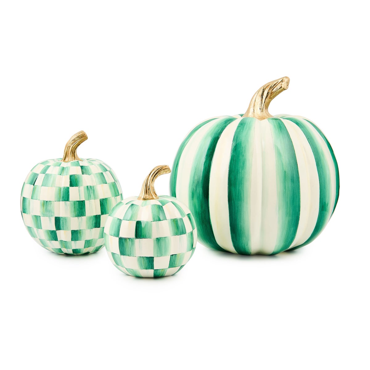 Emerald Stripe Medium Pumpkin - Image 3