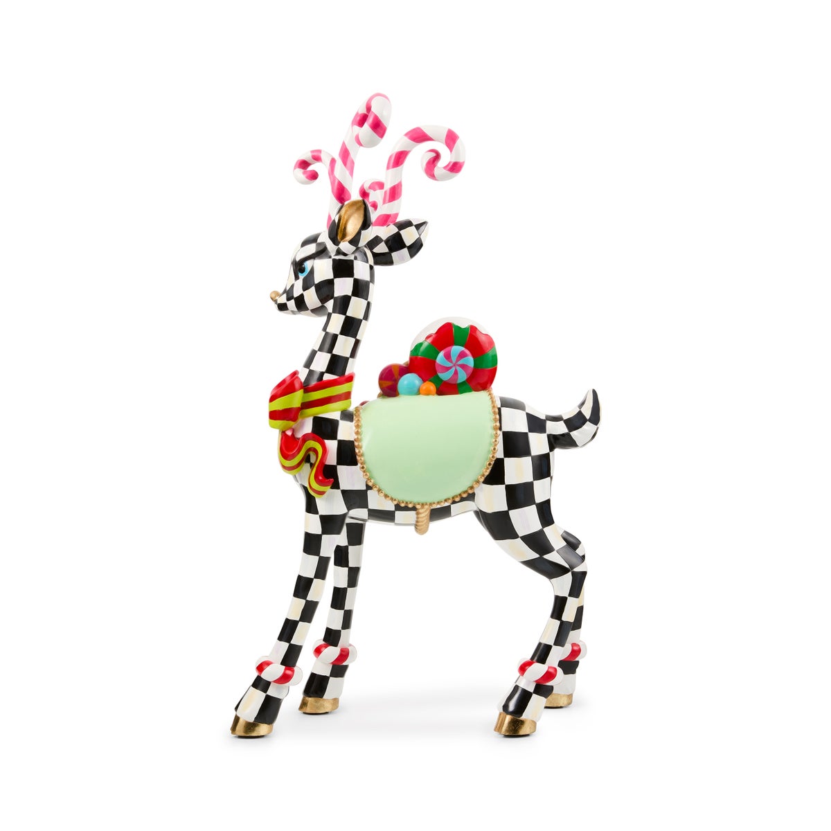Confetti Christmas Standing Deer - Image 3