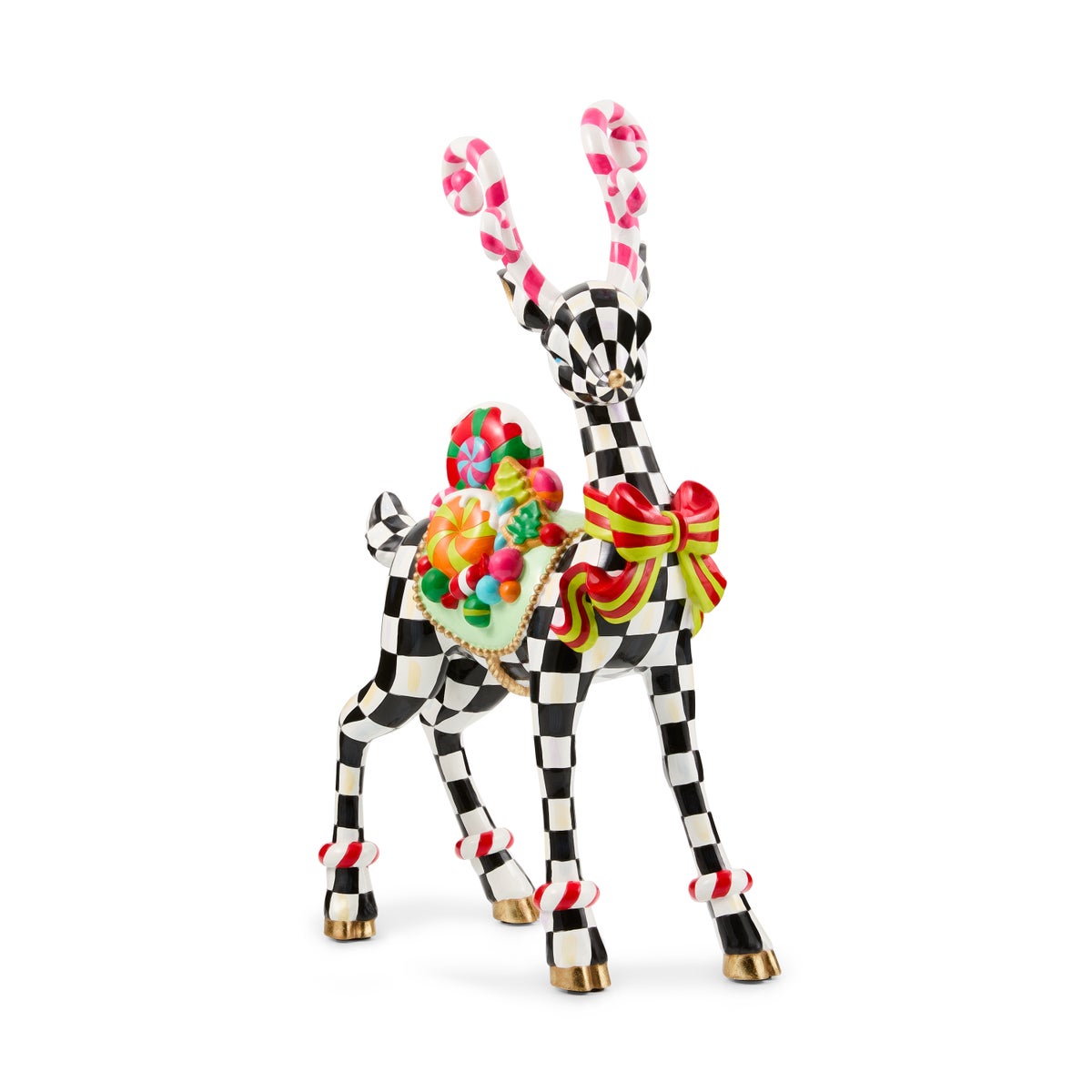 Confetti Christmas Standing Deer - Image 5