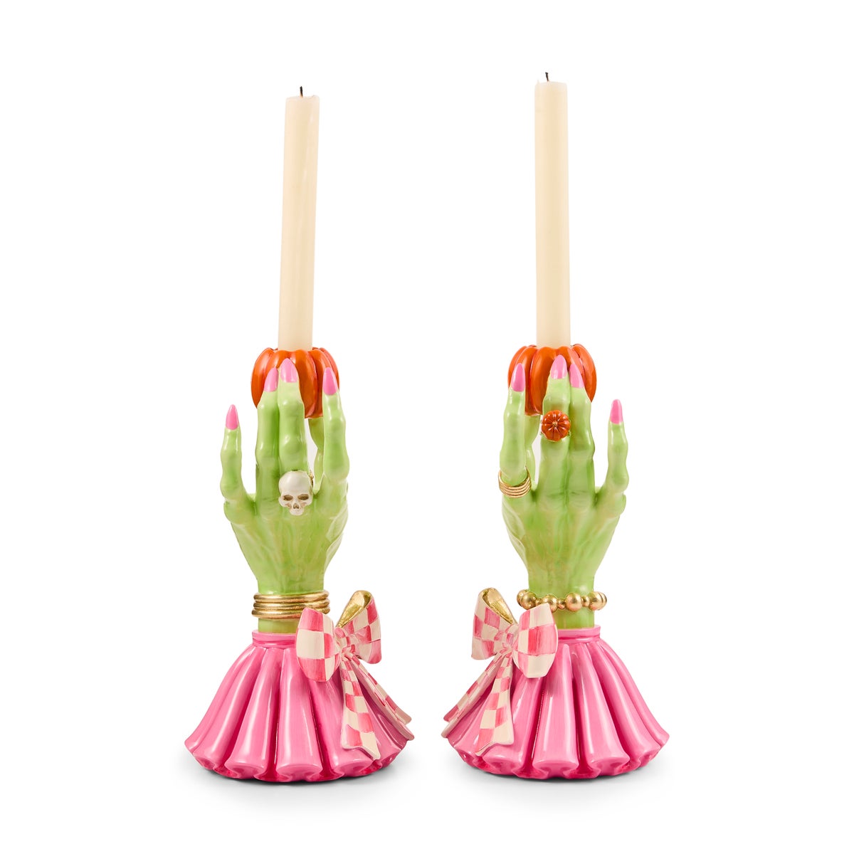 Glam 'o' ween Hand Candle Holders, Set of 2 - Image 3