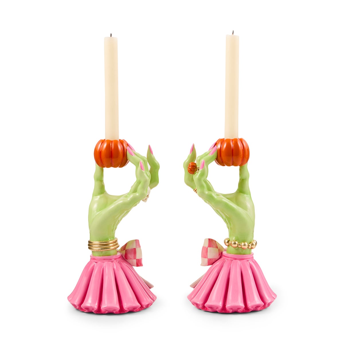 Glam 'o' ween Hand Candle Holders, Set of 2 - Image 4